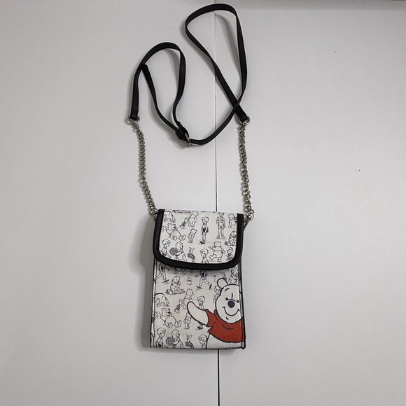 Disney Handbags - Disney Winnie The Pooh & Friends Sketch Print Crossbody Bag Cell Phone Bradford
